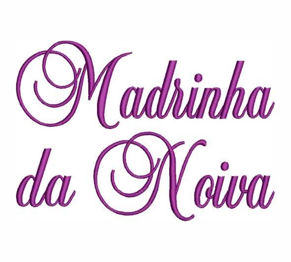 Matriz de Bordado Madrinha da Noiva 000026