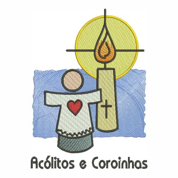 Matriz de Bordado Acólitos e Coroinhas 000056
