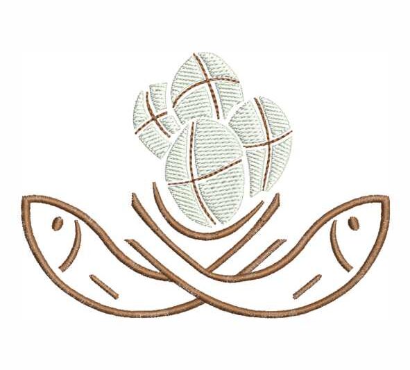 Matriz de Bordado Liturgia Litúrgico Eucaristia 000060