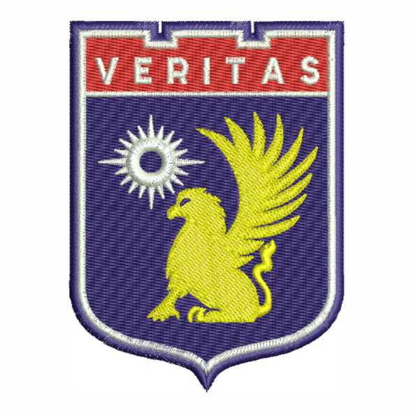 Matriz de bordado Centro Universitário Maurício de Nassau, design detalhado profissional para aplicações acadêmicas