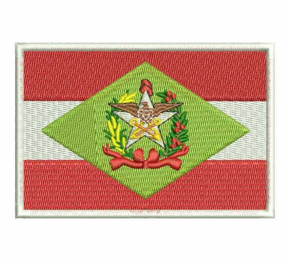 Matriz de Bordado Bandeira Santa Catarina 000071