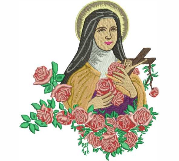 Matriz de Bordado Santa Teresinha 000079
