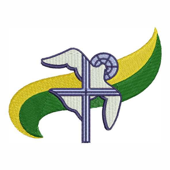 Na Renovacao Carismatica Catolica, matriz de bordado inspira fe, beleza e servico dedicado humilde