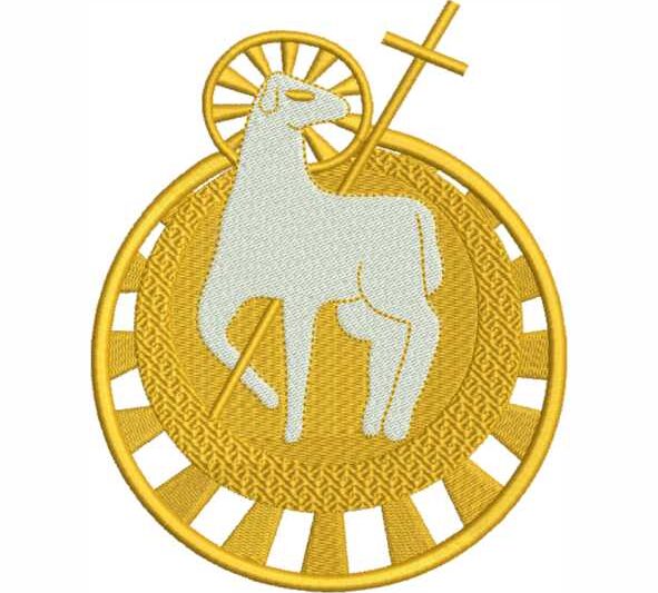 Matriz de Bordado Cordeiro de Deus Eucaristia 000048
