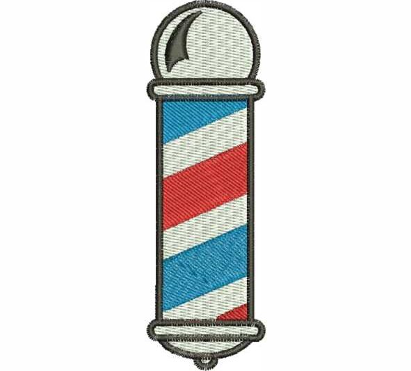 Matriz de Bordado Barber Pole 000129
