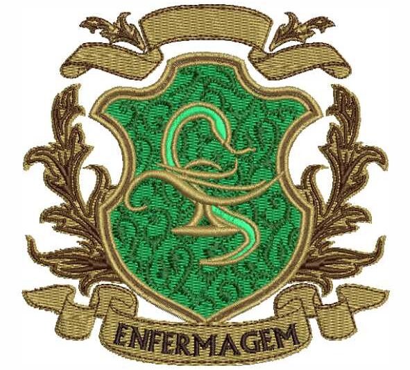Matriz de Bordado Enfermagem Brasão 000154