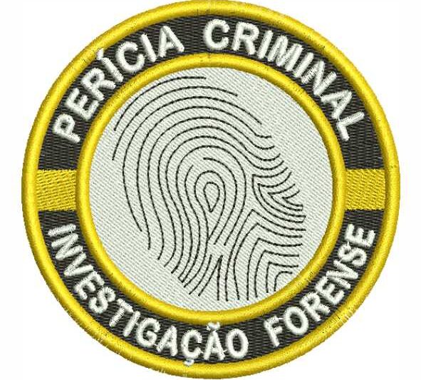 Matriz de Bordado Perícia Criminal Investigação Forense 000156