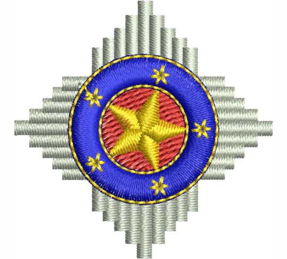 Matriz de Bordado Tenente Coronel Estrela 000213